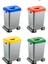 Geri Dönüşüm Kutusu Kağıt Atık Plastik Atık Cam ve Sıfır Atık Kutuları 4 Lü Set 50 Lt 1