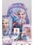 Dekomus Lisanslı Elsa Frozen "okul Çantası ve Beslenme Çantası,beslenme Kabı ve 500 ml Trıtan Matara Okul Seti 2