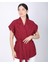 Kadın Bordo Düşük Omuzlu Oversize Kuşaklı Yelek 1