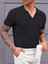 Wallace Polo Yaka Triko T-Shirt Siyah - Xl 2