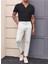 Wallace Polo Yaka Triko T-Shirt Siyah - Xl 4