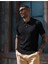 Ruben Polo Yaka Triko T-Shirt Siyah - L 4