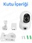 Q5 Smart Kamera Ses Kayıtlı Gece Görüşlü Full Hd 1080P Çift Kamera Kablosuz Wi-Fi Ip Kamera 8
