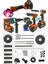 Redpro 4ın1 Akülü 4'lü Set – Taşlama + Hilti + Matkap + Somun Sıkma (3.0AH X3 Akülü 10 Pilli) 1