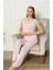 Kolları Dantelli Kısa Kollu Pijama Takımı 1