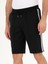 Erkek Siyah Slim Fit Örme Şort 50265677-VR046 6