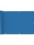 5.5 Metre x 65 cm Mavi Renk Polyester Balkon Demiri Brandası Su Geçirmez 650G 3
