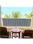 8.5 Metre x 70 cm Mavi Renk Polyester Balkon Demiri Brandası Su Geçirmez 650G 4