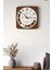 Dekoratif Yeni Modern Fawaris Ahşap Duvar Saati 48CM 4