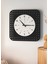 Modern Delikli Tasarım Duvar Saati | Ceviz & Beyaz Mdf | 48CM Büyük Boy 3
