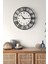 Dekoratif Yeni Modern Meissa Ahşap Rengi Duvar Saati 48CM 5