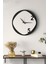 Dekoratif Yeni Modern Arcturus Ahşap Duvar Saati 48CM 6