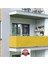 7.5 Metre x 95 cm Sarı Renk Polyester Balkon Demiri Brandası Su Geçirmez 650G 2