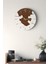 Dekoratif Yeni Modern Albireo Ahşap Duvar Saati 48CM 6