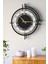 Şık ve Modern Duvar Saati - 48CM Büyük Boy, 3 Farklı Renk Seçeneği - 5