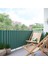 8 Metre x 100 cm Yeşil Renk Polyester Balkon Demiri Brandası Su Geçirmez 650G 1