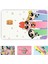 Aksesuar 4 Adet Powerpuff Girls Kart Kaplama Sticker Kart Etiketi 05 1