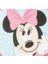 Minnie & Mickey Lisanslı Karakter BASKILI%100 Pamuk Kırlent, Çok Renkli, Yuvarlak 2