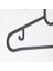 Hanger Plastik Slim Askı, Elbise Askısı, Siyah Askı (Standart, Adet, 30) 2