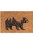 Tasarımlı Dekoratif Kapı Önü Paspas, Dış Mekan/ ev Içi/ banyo/ mutfak/ yatak Odası/ giriş Paspasları (Bear, 45X70) 1