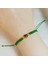 Yeşil Ip Altın Yonca Figürlü Makrome Bileklik- Ayarlanabilir El Yapımı Unisex Şans Bilekliği - Dört Yapraklı Yonca Bileklik- Yonca Figürlü Bileklik- Minimalist Şans Takısı 5