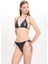 Kadın Deri Görünümlü Küçük Üçgen Bikini Takımı 25SW027ST 2
