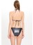 Kadın Deri Görünümlü Küçük Üçgen Bikini Takımı 25SW027ST 4