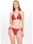 Kadın Deri Görünümlü Küçük Üçgen Bikini Takımı 25SW027ST 2