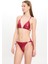 Kadın Deri Görünümlü Küçük Üçgen Bikini Takımı 25SW027ST 3