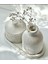 Dekoratif Modern Seti Vazo, Kapaklı Dekoratif Kutu, Oval Alt Tabak Seti Mumluk Set 3 Prç. 6
