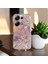 Xioami Redmi Note 14S Uyumlu Zebana Pembe Kalp Desenli Silikon Kılıf 1