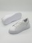 %100 Deri Günlük Erkek Sneaker Beyaz-Beyaz 7