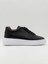 %100 Deri Günlük Erkek Sneaker Siyah-Beyaz 1