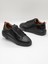 %100 Deri Günlük Erkek Sneaker RM-25002 Siyah 5