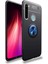 Xiaomi Redmi Note 8 Kılıf Siyah-Mavi Draco Yüzüklü Silikon Orijinal Esnek Ince Geliştirilmiş Dayanıklı Darbe Karşıtı Koruyucu Yeni Nesil Tasarım (Xiaomi Redmi Note 8, Siyah-Mavi) 1