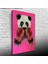 Pembe Arka Plan Boksör Panda Kanvas Tablo 50 x 70 1