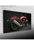 Kırmızı Naked Motor Kanvas Tablo 60 x 120 3