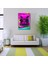 Pop Art Tarzı Eflatun Tonlarda Dekoratif Kanvas Tablo 50 x 70 2