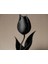 Siyah Lale – Modern Minimal Çiçek Figürü 4