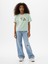 Kız Çocuk Yeşil Pullu Flippy Grafikli T-Shirt 3