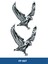 FF-007 Orta Boy Kartal Desen Geçici Dövme-Tatto 1
