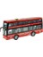 Kırmızı Çift Katlı Sesli Işıklı Sürtmeli Otobüs RJ5504 2