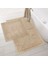 Soft Fiore 2'li Banyo Paspası - Bej - 60X100 cm + 50X60 cm 2