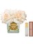 Guerlieandco. Krem Pembe 4 Gül Kare Cam Gold 2