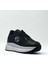 Kadın Simli Bağcıklı Kaliteli Spor Sneaker -Yüksek Hafif Rahat Taban Siyah, Beyaz 2