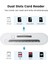 NK1022 Apple iPhone iPad Lightning To Sd Camera Reader Sd Micro Sd Kart Okuyucu Kablo Adaptör-Beyaz 3