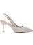 PS-32340 cm Topuklu Kadın Taşlı Arkası Açık Stiletto Abiye Ayakkabı 1