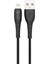 Soft 2.4A Iphone Uyumlu Lightning USB Şarj ve Data Kablosu, 1 Metre - Siyah 1