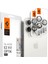 iPhone 16 Pro Max / 16 Pro / 15 Pro Max / 15 Pro / 14 Pro Max / 14 Pro Kamera Lens Camı Koruyucu Glas.tr Ez Fit Optik Pro (2 Adet) White Titanium - AGL07165 1