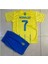 Cristiano Ronaldo Al-Nassr Sarı-Mavi Yeni Sezon Çocuk Forması 4lü Set Çorap+Biliklik Hediye 2